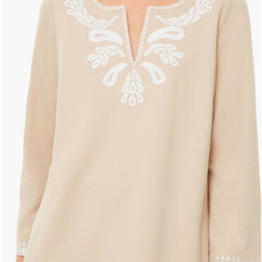 Tuckernuck Miguelina Embroidered Top NWOT
